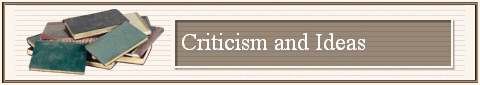 Criticism and Ideas