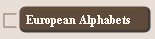 European Alphabets