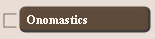 Onomastics
